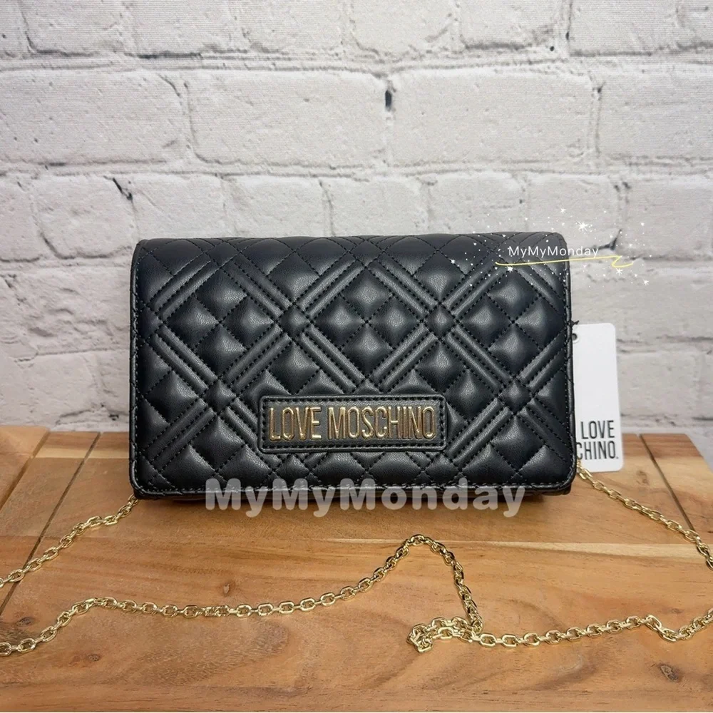Love Moschino Crossbody Bag Wallet On Chain - Picture 2 of 10